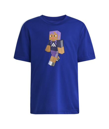 Camiseta de Fitness adidas Lk Mc Tr Infantil Azul semilúcido