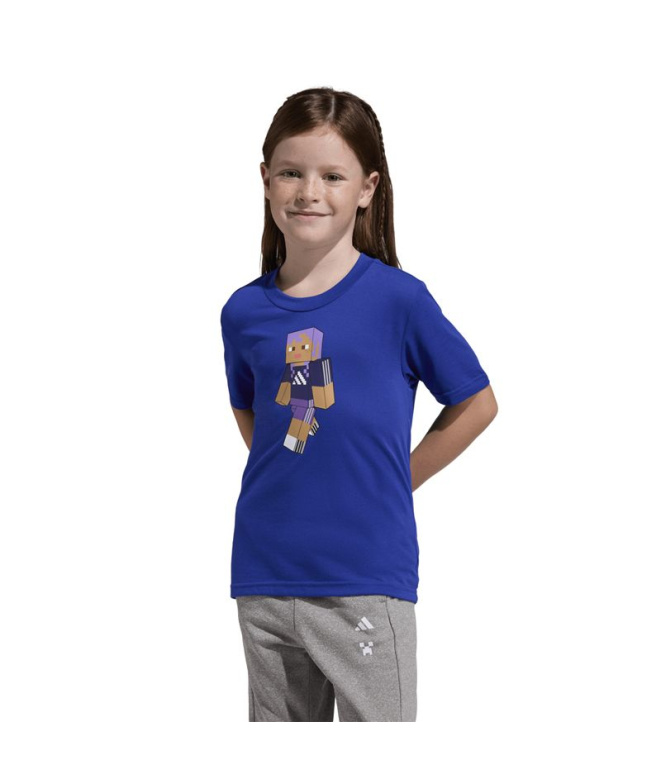 T-shirt de Fitness Enfant adidas Lk Mc Tr bleu...
