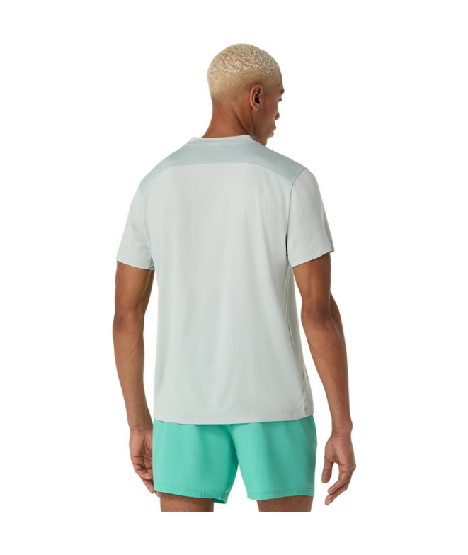 Camiseta Top Homem ASICS Court SS Tênis cor...