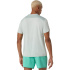 Camiseta Top Homem ASICS Court SS Tênis cor musgo frio.