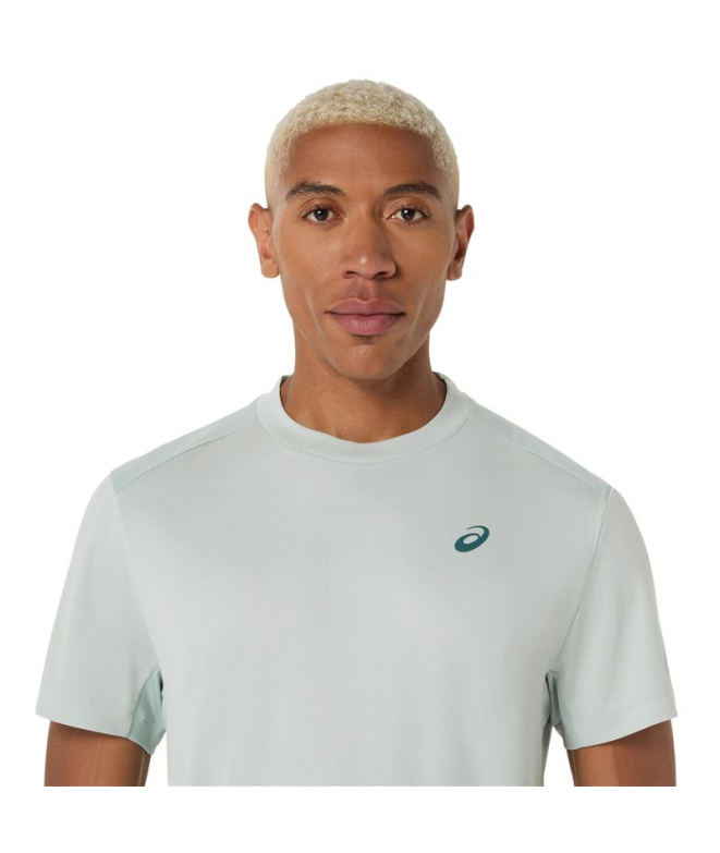 Camiseta Top Homem ASICS Court SS Tênis cor...