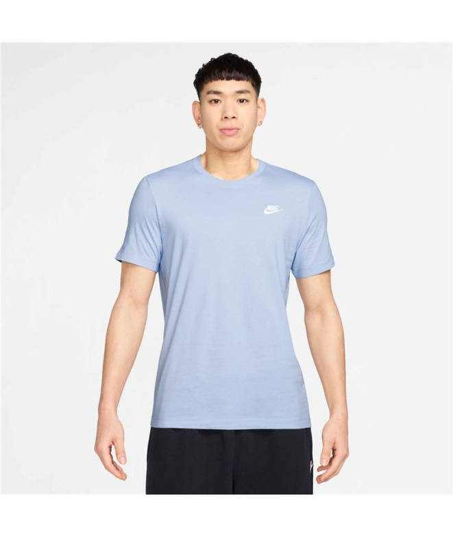 Camiseta Homem azul Nike NSW Club