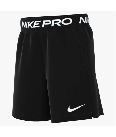 Pantalones Cortos Nike Dri-FIT Short Niño Negro/Blanco