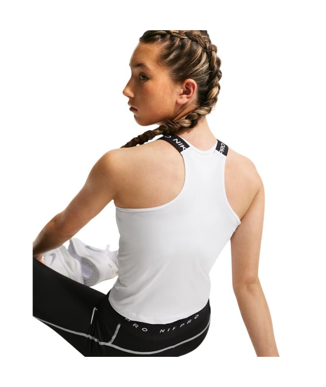 T-shirt Nike Dri-FITTank Fille blanc/noir