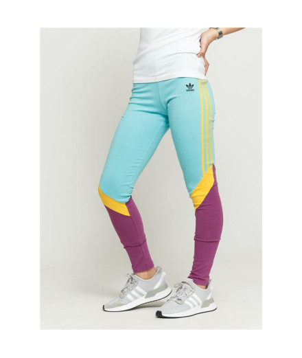 Mallas adidas High-Waisted azul Mujer Mallas adidas High-Waisted azul Mujer