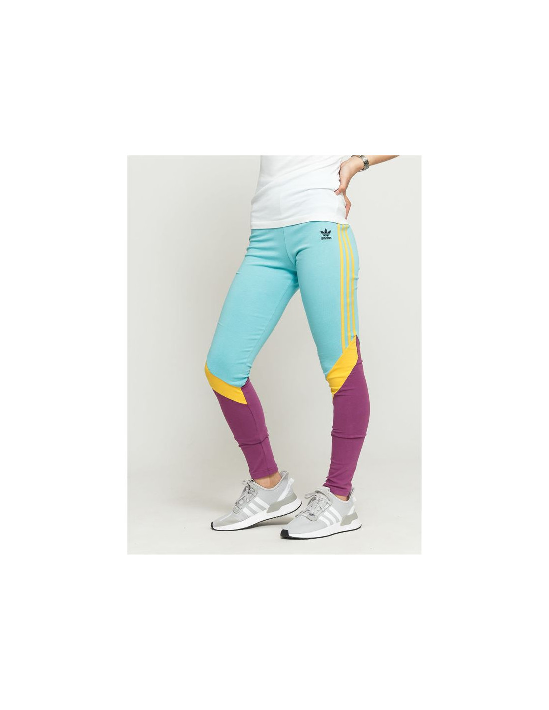 Leggings adidas High-Waisted blue Women's