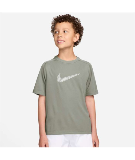 Camiseta treino Nike Dri-FIT para crianças maiores Menino...