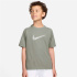 T-shirt d'entraînement Nike Dri-FIT pour enfant ( Enfant , coloris Vert sapin/Blanc