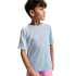 T-shirt d'entraînement Nike Dri-FIT pour enfants (plus de 6 ans) Enfant bleu hydrogène/blanc