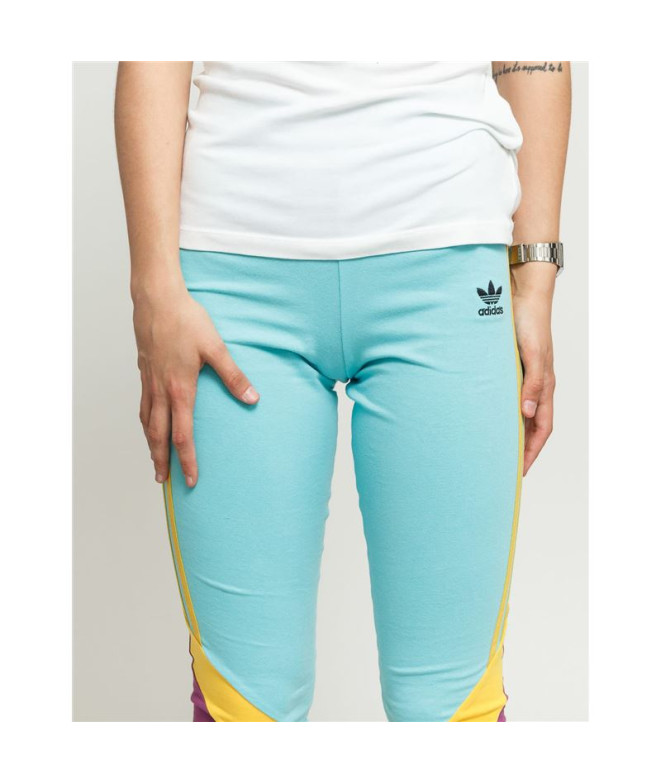 Leggings adidas High-Waisted blue Women's