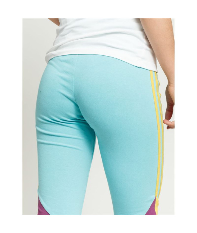 Leggings adidas High-Waisted blue Women's