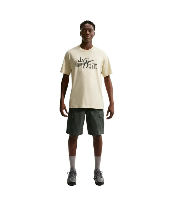 Camiseta Homem marrom Nike NSW LSE JDI