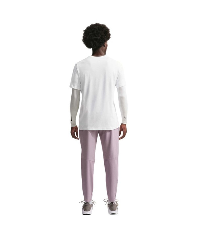 Camiseta Futebol Homem Nike Dri-FIT branca/preta
