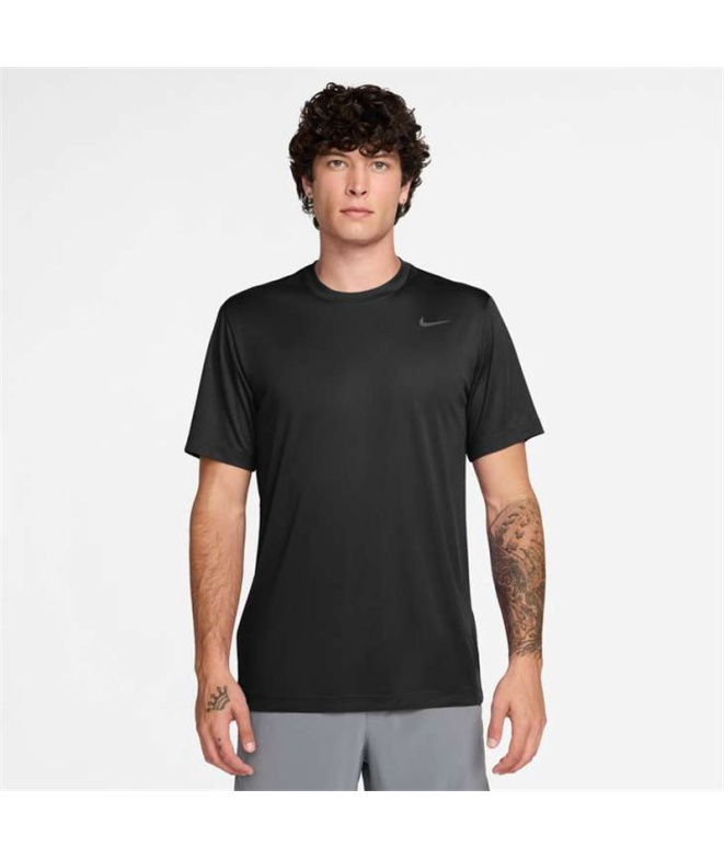 Camiseta Homem Nike Dri-FIT preta/prateada