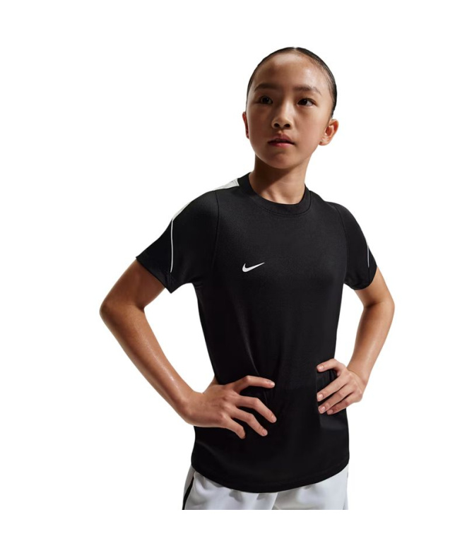 T-shirt Football Enfant Nike Dri-FIT noir/blanc