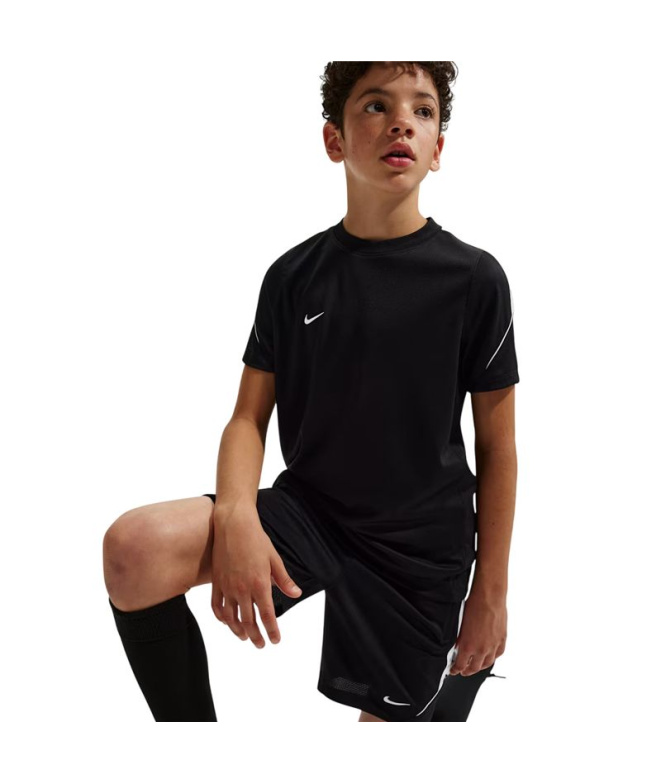T-shirt Football Enfant Nike Dri-FIT noir/blanc