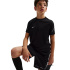 Camiseta Futebol Infantil Nike Dri-FIT preta/branca