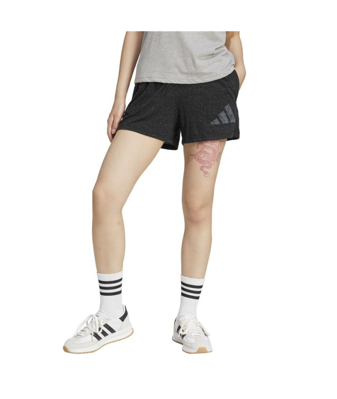 Pantalons adidas Winners Femme noir et blanc