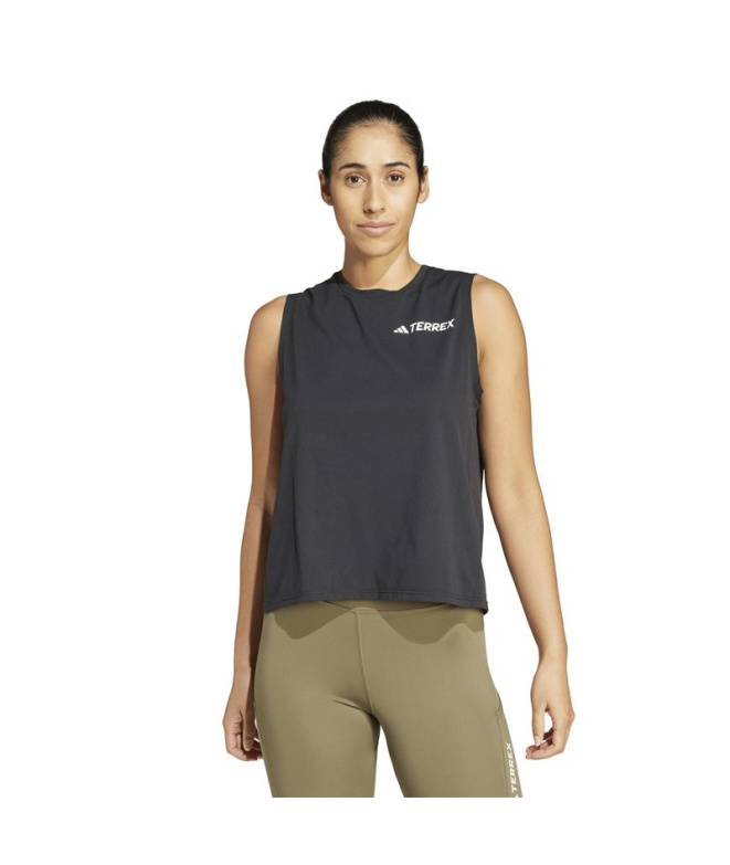 Camiseta Mulher adidas Mt Tank Montanha preta