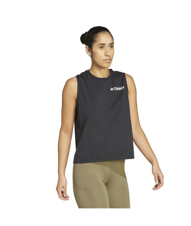 Camiseta Mulher adidas Mt Tank Montanha preta
