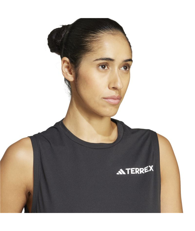 Camiseta Mulher adidas Mt Tank Montanha preta