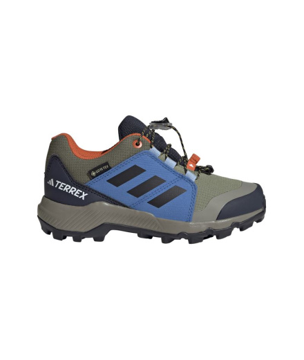Chaussures Montagne Enfant adidas Terrex GTX Vert/Noir/Bleu