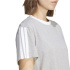 T-shirt Femme adidas 3-Stripes BF gris