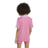 Camiseta adidas Jg 3Bandas Bf Niña Rosa / Blanco