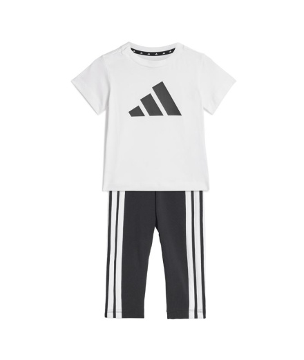 Conjunto Infantil adidas IG 3Stripes 160 branco/preto