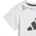 Conjunto Infantil adidas IG 3Stripes 160 branco/preto