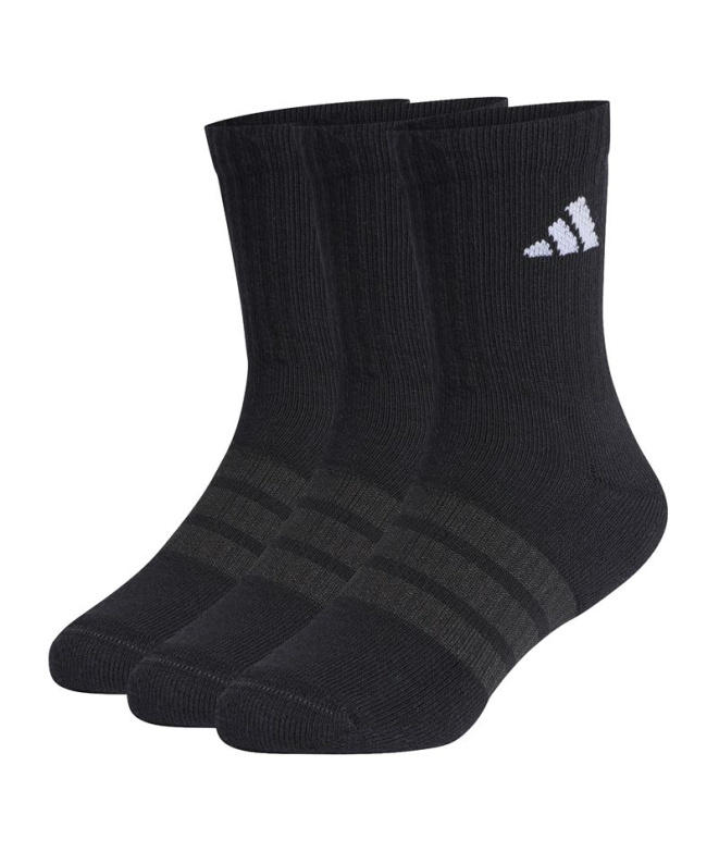 Chaussettes Enfant adidas KD CRW 3P noires et...
