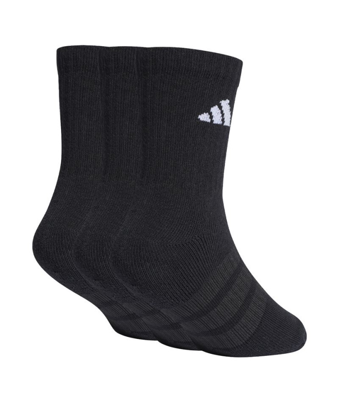 Chaussettes Enfant adidas KD CRW 3P noires et...
