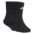 Chaussettes Enfant adidas KD CRW 3P noires et blanches