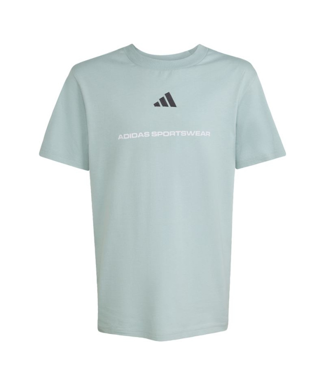 T-shirt vert adidas Sj Enfant