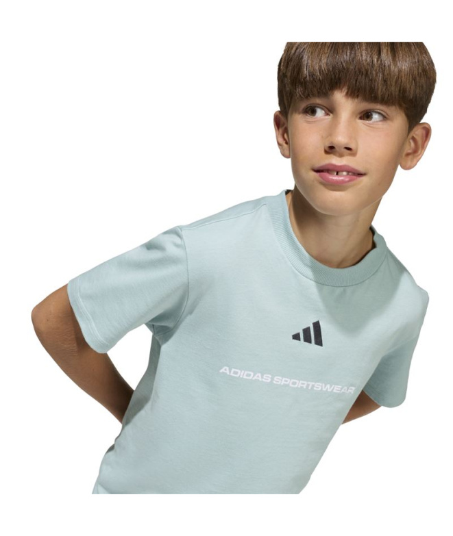 Camiseta adidas Sj Niño Verde