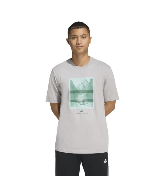 Camiseta Homem adidas Out Kayak Grumg