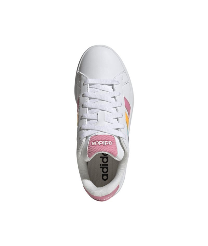Sapatilhas adidas Grand Court 3.0 Infantil Branco