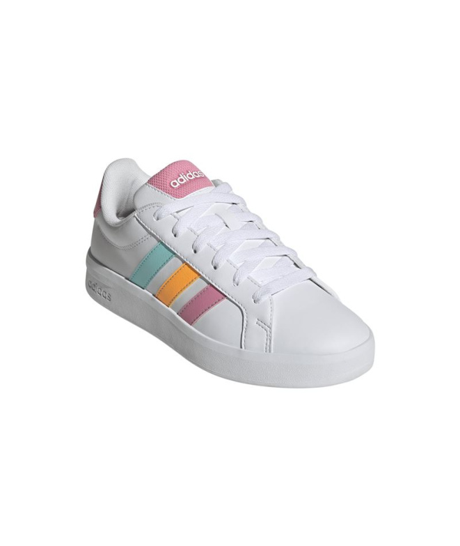 Sapatilhas adidas Grand Court 3.0 Infantil Branco