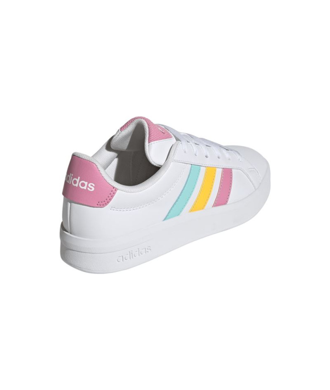 Sapatilhas adidas Grand Court 3.0 Infantil Branco