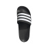 Tongs de douche adidas Adilette à scratch, noires/noires/noires