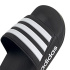 Chinelo de dedo adidas Adilette com velcro para Chinelos , preto/preto/preto