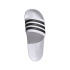 Tongs de douche adidas Adilette à scratch blanches/noires/blanches