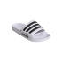 Tongs de douche adidas Adilette à scratch blanches/noires/blanches