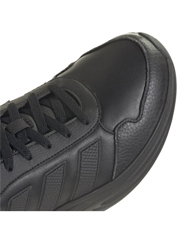 Sapatilhas Cloudfoam Cuxxion em couro preto/preto