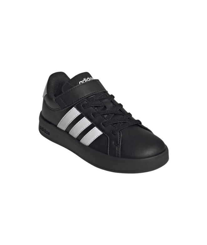 Chaussures noires adidas Grand Court 3.0 Enfant