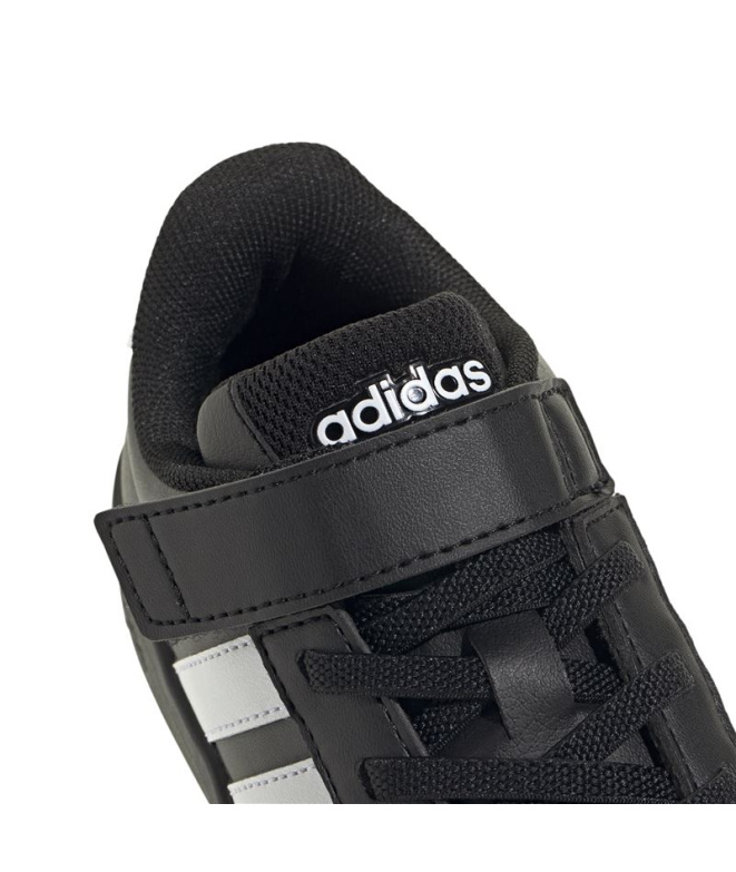Chaussures noires adidas Grand Court 3.0 Enfant