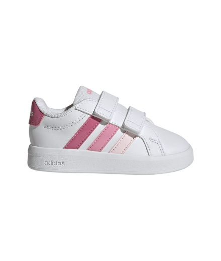Sapatilhas Infantil adidas Grand Court 3.0 CF branco/rosa