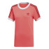 Camiseta adidas 3 riscas vermelhas Mulher
