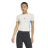 Camiseta Mulher adidas 3 Stripes Sj Baby branca/azul