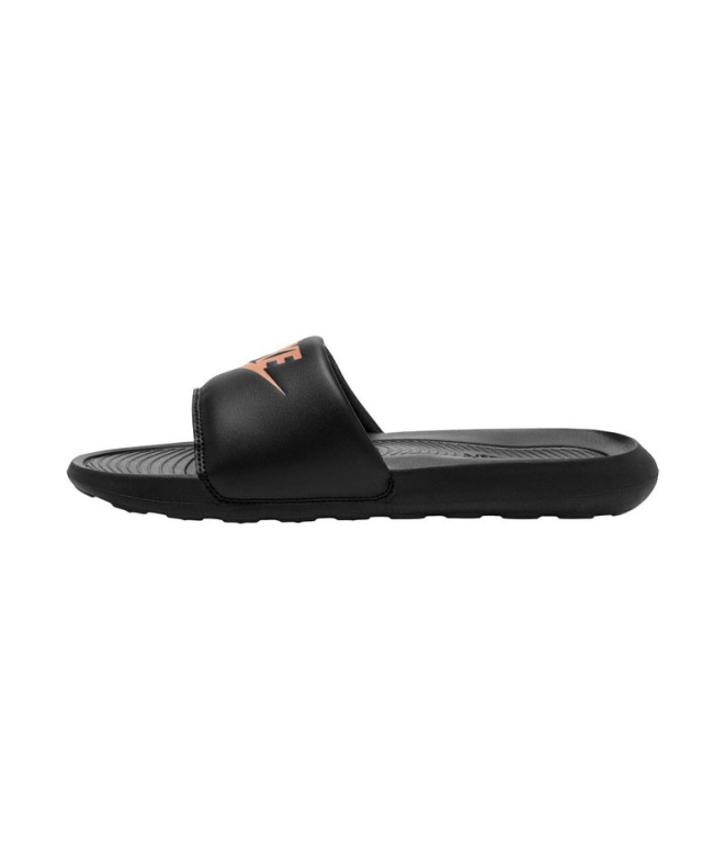 Sandálias Nike Victori One Slide Mulher Pretas